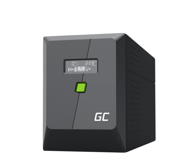 Green Cell UPS PowerProof (1500VA/1050W, LCD) - 1364731 - zdjęcie